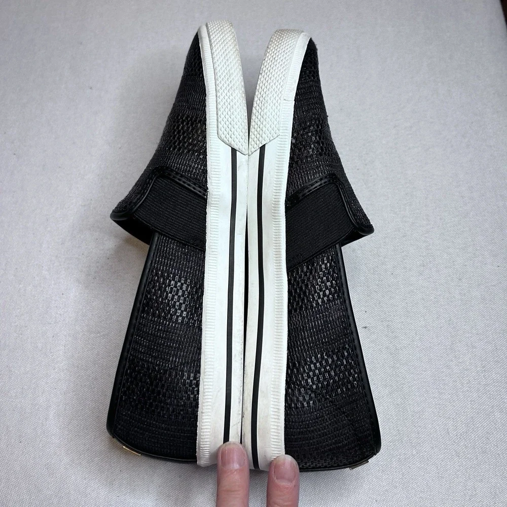 Lauren‎ Ralph Lauren Shoes Womens 7 Black  Weave Slip On Comfort Casual Preppy